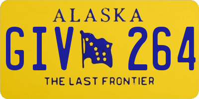 AK license plate GIV264