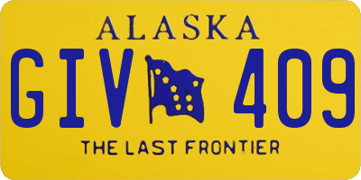 AK license plate GIV409