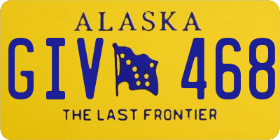 AK license plate GIV468