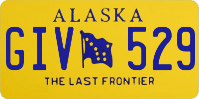 AK license plate GIV529
