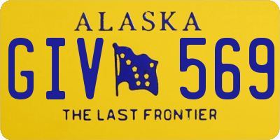 AK license plate GIV569