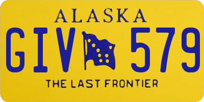 AK license plate GIV579