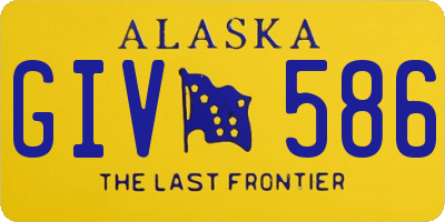 AK license plate GIV586