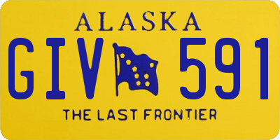 AK license plate GIV591