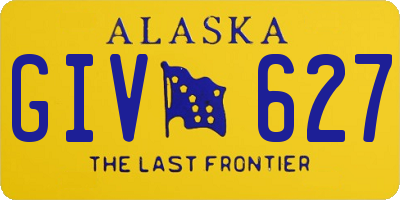 AK license plate GIV627