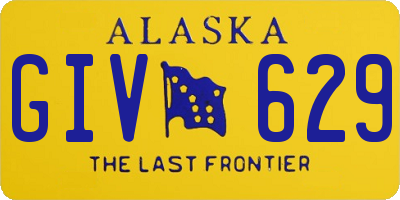 AK license plate GIV629