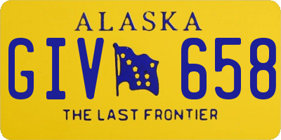 AK license plate GIV658
