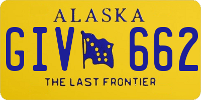 AK license plate GIV662