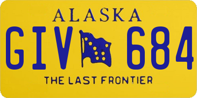 AK license plate GIV684
