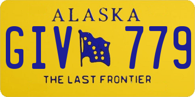 AK license plate GIV779