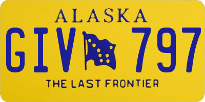 AK license plate GIV797
