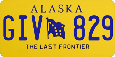 AK license plate GIV829