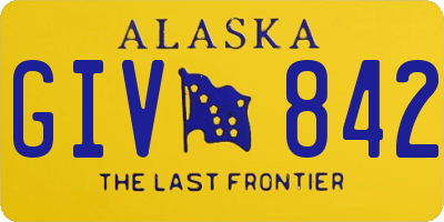AK license plate GIV842