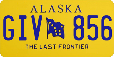 AK license plate GIV856
