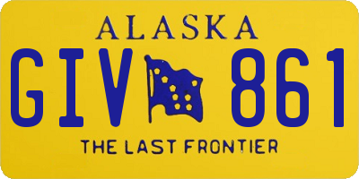 AK license plate GIV861