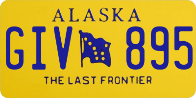 AK license plate GIV895