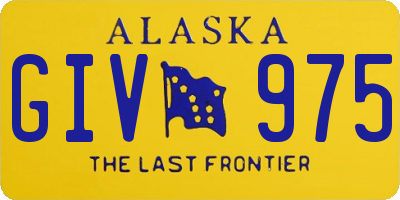 AK license plate GIV975