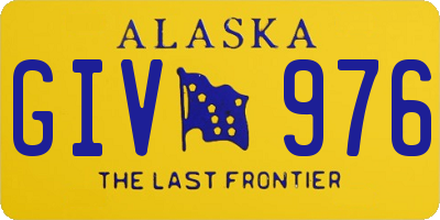 AK license plate GIV976