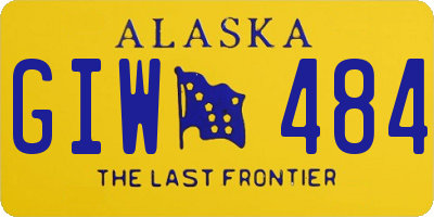 AK license plate GIW484