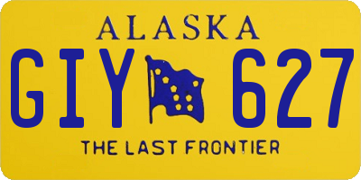AK license plate GIY627