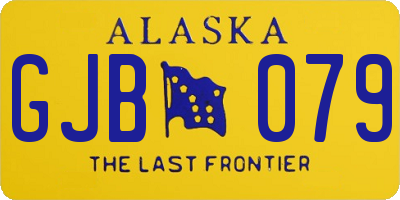 AK license plate GJB079