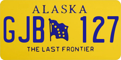 AK license plate GJB127