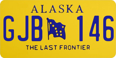 AK license plate GJB146