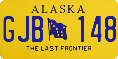 AK license plate GJB148