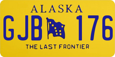 AK license plate GJB176