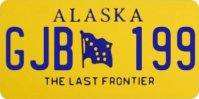 AK license plate GJB199