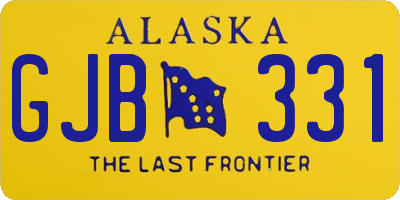 AK license plate GJB331