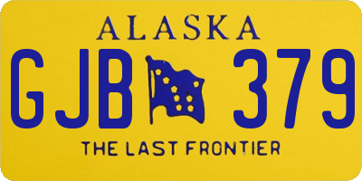 AK license plate GJB379