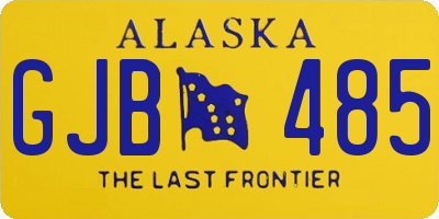 AK license plate GJB485