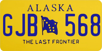 AK license plate GJB568