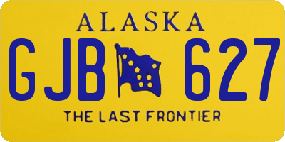 AK license plate GJB627