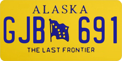 AK license plate GJB691