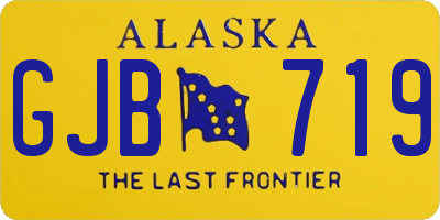 AK license plate GJB719