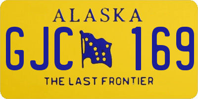 AK license plate GJC169