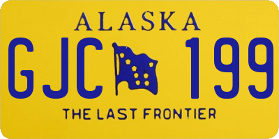 AK license plate GJC199