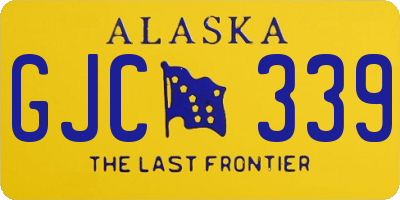 AK license plate GJC339