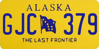 AK license plate GJC379