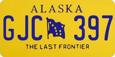 AK license plate GJC397