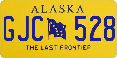AK license plate GJC528