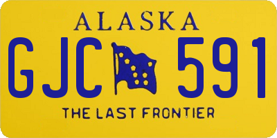 AK license plate GJC591