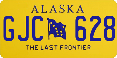 AK license plate GJC628