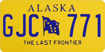 AK license plate GJC771