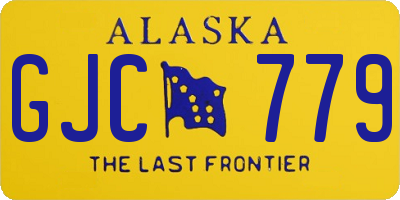 AK license plate GJC779