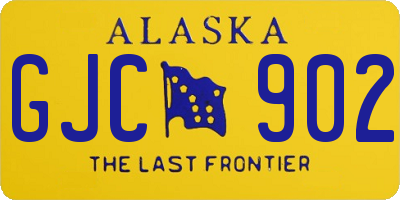 AK license plate GJC902