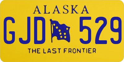 AK license plate GJD529