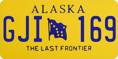 AK license plate GJI169